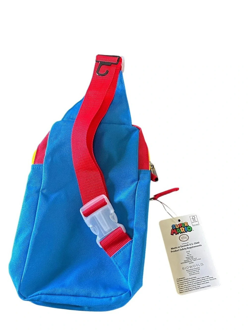 Super Mario Nintendo Bioworld Over The Shoulder Bag Sling New W Tag